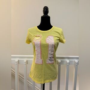 Old Navy Yellow Graphic Short Sleeve Tee NWT